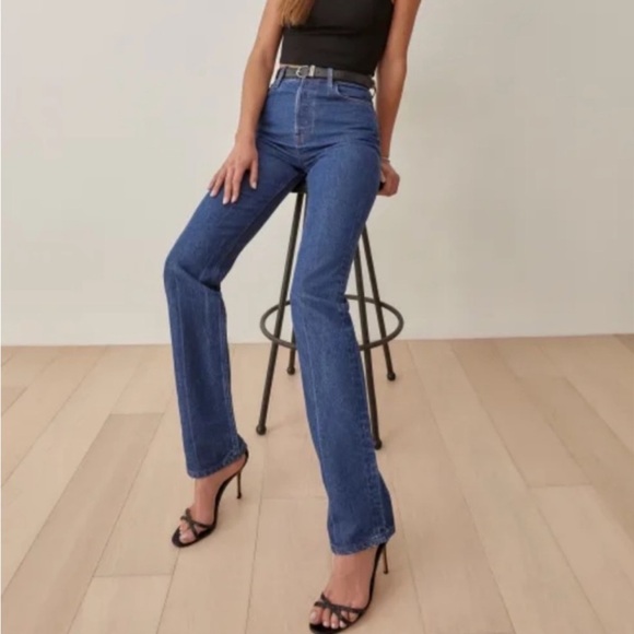 Reformation Denim - Reformation Indigo Straight Leg Jeans